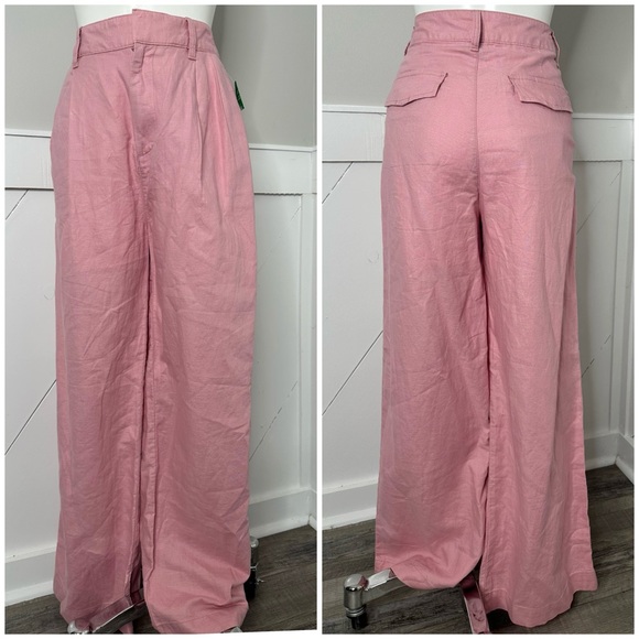 GAP LINEN PLEATED PANTS/ NWT / SIZE 8 - Picture 4 of 11